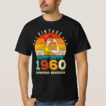 62 Year Old Women Bday 1960 Vintage 62nd Birthday T-Shirt<br><div class="desc">Birthday Design For anyone who's horoscope say difficult & Stubborn But totally worth.Wear it with pride at work,  school gym perfect to pair with shorts,  leggings or jeans for a casual yet trendy Look</div>