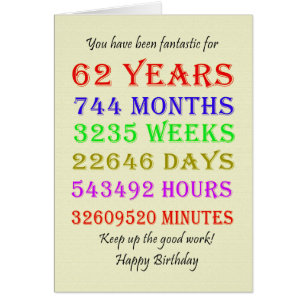 62e anniversaire Jalons