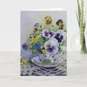 6300 Pansies dans la carte de la Fête des Mères