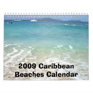 636, 2009 karibischer Strand-Kalender Kalender