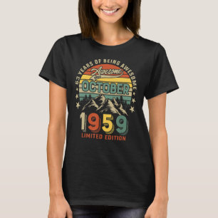 63. Geburtstag 63 Jahre Phantastisch seit Oktober T-Shirt