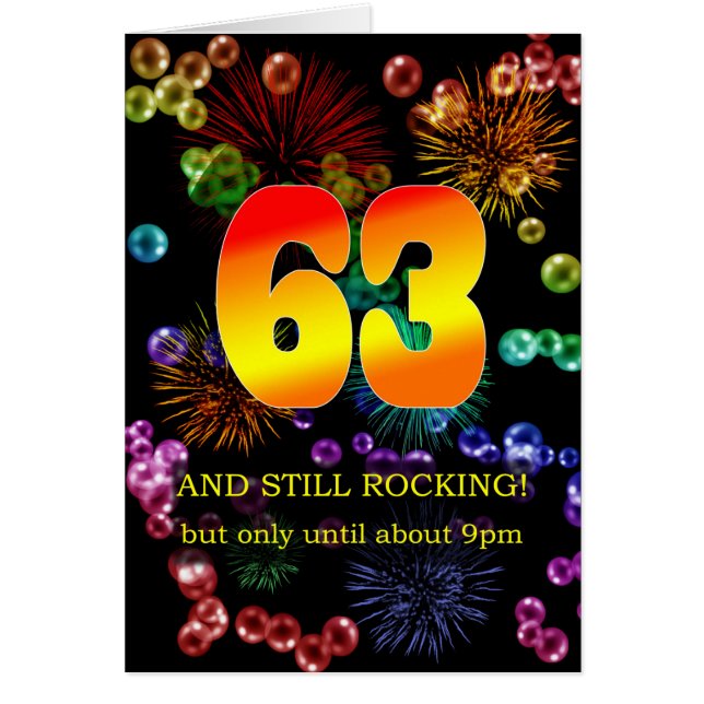63. Geburtstag noch rocken (Vorne)