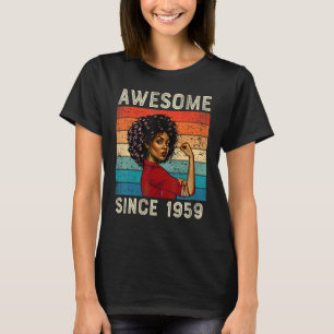 63. Geburtstag Vintag Phantastisch seit 1959 Black T-Shirt