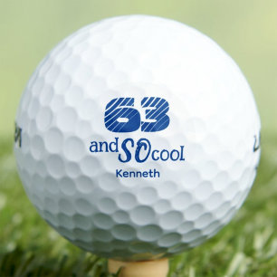 63. Geburtstagsgeschenk für ihn Cool 63 Lustig Bla Golfball