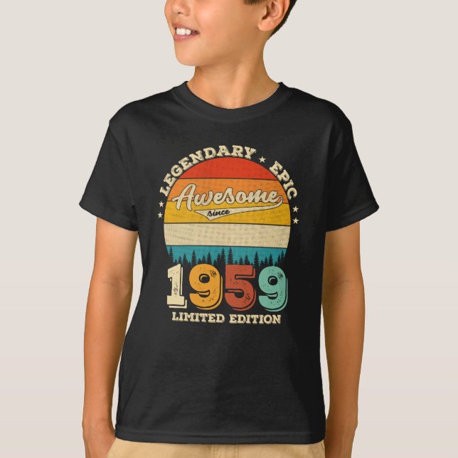 63 Jahre alt Phantastisch seit 1959 63. Geburtstag T-Shirt (Vorderseite)