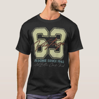 63 Jahre alte limitierte Auflage von 1963 63. T-Shirt