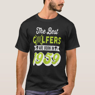 63 Jahre alter Golfer Golfing Golf 1959 66. Geburt T-Shirt