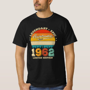 63 Jahre alter Tag 1962 Phantastisches 63. Geburts T-Shirt