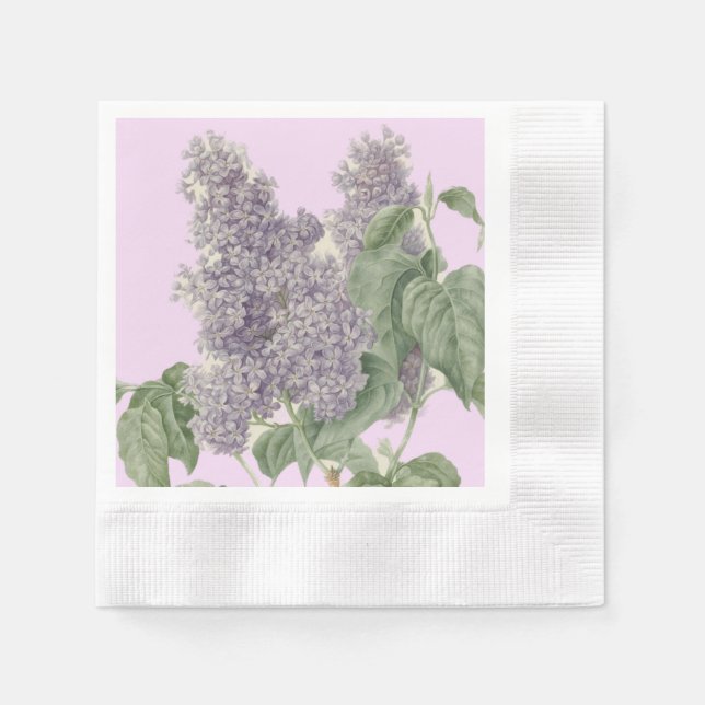 63. Jahrestag Lilac Serviette (Vorderseite)