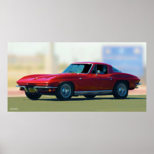 '63 KORVETTE-PLAKAT POSTER