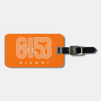 6453 ALUMNI AcrylGepäckmarke (Orange) Gepäckanhänger
