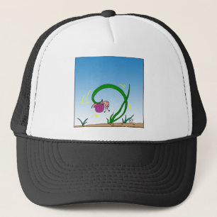 647 Oberseite - unten Schnecke-Cartoon Truckerkappe