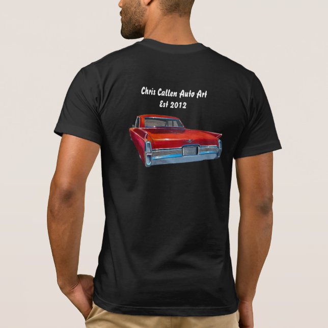 ’64 Cadillac Classic Car Art Tee (Rückseite)