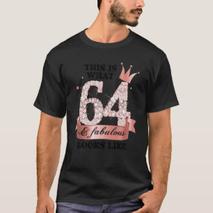 64 & Fabulous I Rose and White Party Gruppe Candid T-Shirt