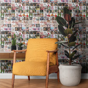 64 Fotovorlagen-Collage Tapete