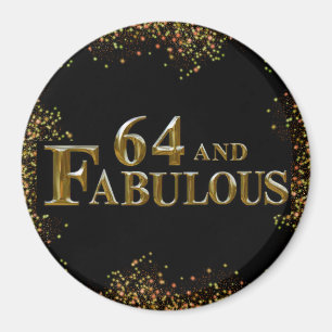 64. Geburtstag  Magnet