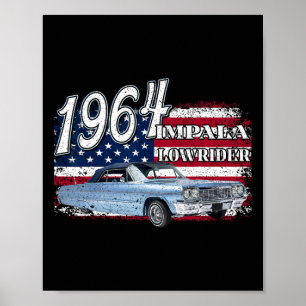 64 Impala Lowrider Ss 4. Juli Amerikaner Poster