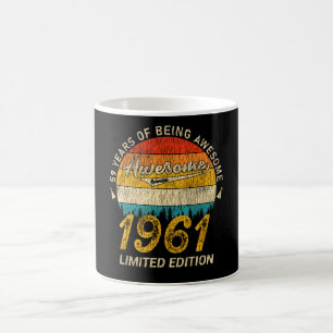 64 Jahre alt 1961 Retro Phantastisch 64. Geburtsta Kaffeetasse