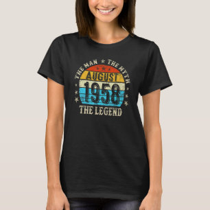 64 Jahre alt Der Mythos Legende August 1958 64. B T-Shirt
