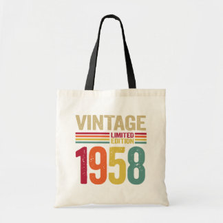 64 Jahre Alte Geschenke Vintag 1958 64. Geburtstag Tragetasche