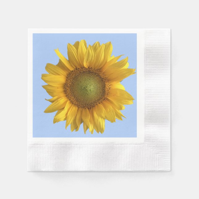 64. Jubiläum Sonnenblume Serviette (Vorderseite)
