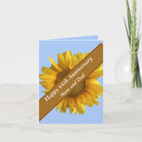 64. Jubiläum Sonnenblumen bearbeitbar