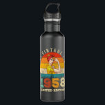 64 Year Old Women Bday 1958 Vintage 64th Birthday Edelstahlflasche<br><div class="desc">Birthday Design For anyone who's horoscope say difficult & Stubborn But totally worth.Wear it with pride at work,  school gym perfect to pair with shorts,  leggings or jeans for a casual yet trendy Look</div>