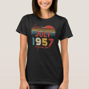 65 Geburtsdatum seit Juli 1957 Urteil T-Shirt
