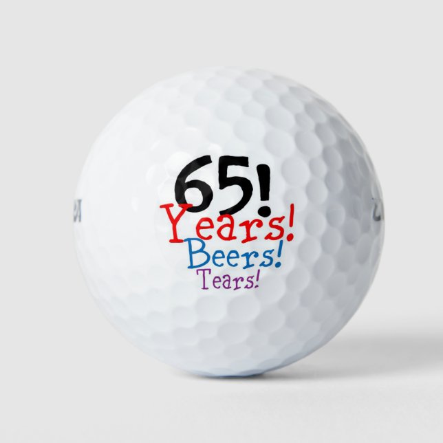 65. Geburtstag Golfball (Vorderseite)