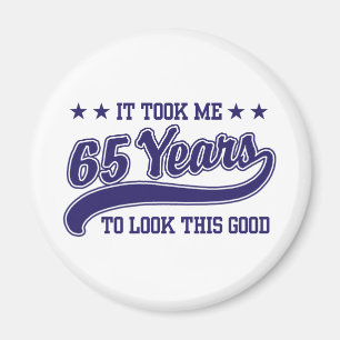 65. Geburtstag Magnet