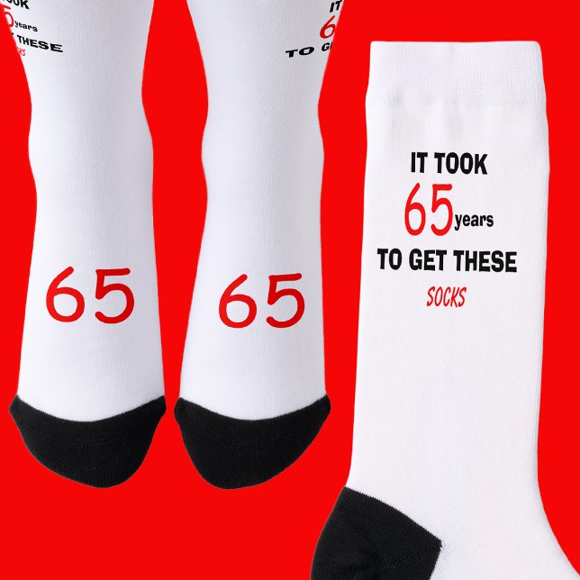 65. Geburtstag Socken Männer Lustig (Von Creator hochgeladen)