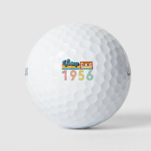 65. Geburtstag Vintag Retro 1956 Kassettenband Golfball
