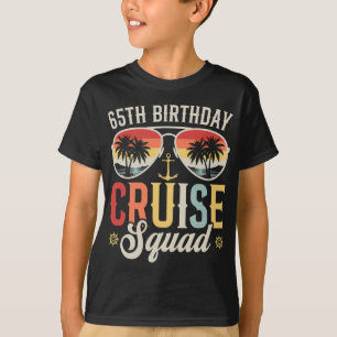 65. Geburtstags-Kreuzfahrt-Squad-Familie-Matching- T-Shirt