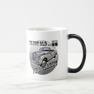 65. Geburtstags-T - Shirts und Geschenke Verwandlungstasse