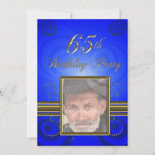 65. Geburtstagsfeier Einladung