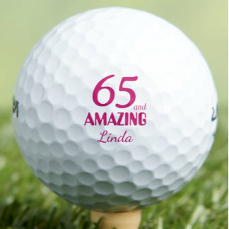 65. Geburtstagsgeschenk für Nachbarin 50 & Erstaun Golfball