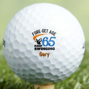 65. Geburtstagsgeschenk für Stiefvater Lustiges Bl Golfball