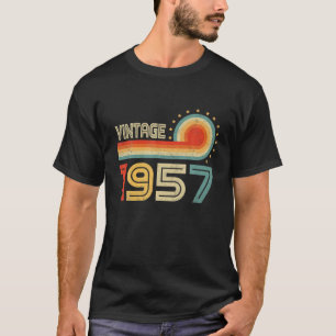 65. Geburtstagsgeschenk - Vintag 1957 Retro-Tag 65 T-Shirt