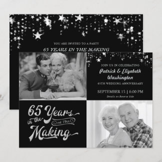 65. Hochzeitstag Dann & Jetzt Fotos Stars Einladung