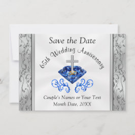 65. Hochzeitstag Karten für das Datum speichern