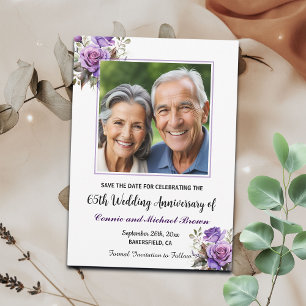 65. Hochzeitstag Lila Rose Foto Save The Date