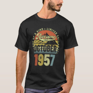 65 Jahre alt Phantastisch seit Oktober 1957 65. Ge T-Shirt