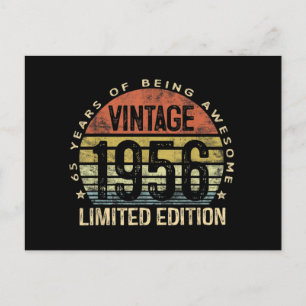 65 Jahre alte Vintage 1956 limitierte Auflage Gebu Postkarte