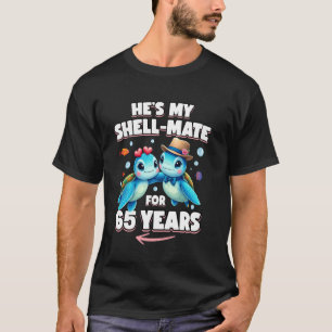 65 Jahre Paar-Jubiläumsschildkröten Er Sie Ist Mei T-Shirt