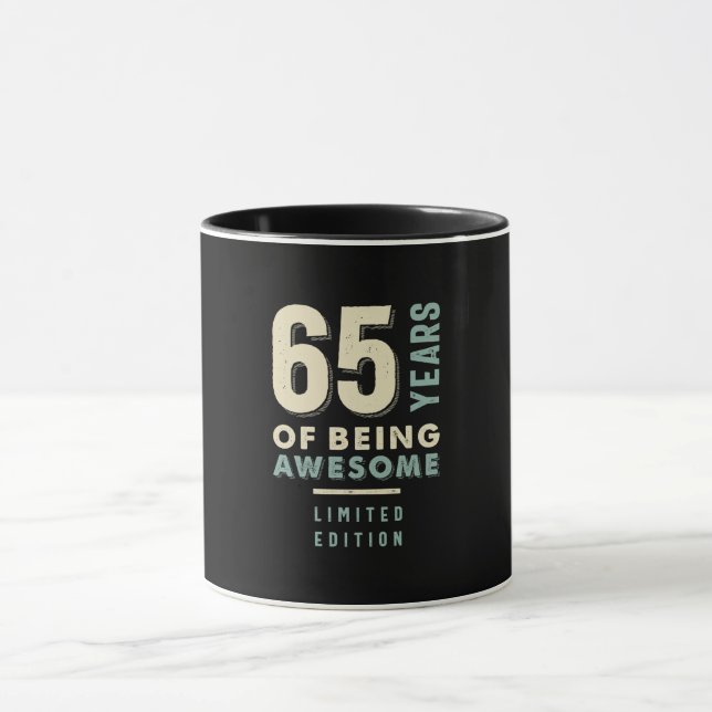 65 Jahre Phantastisch sein - 65. Geburtstag Tasse (Zentrum)