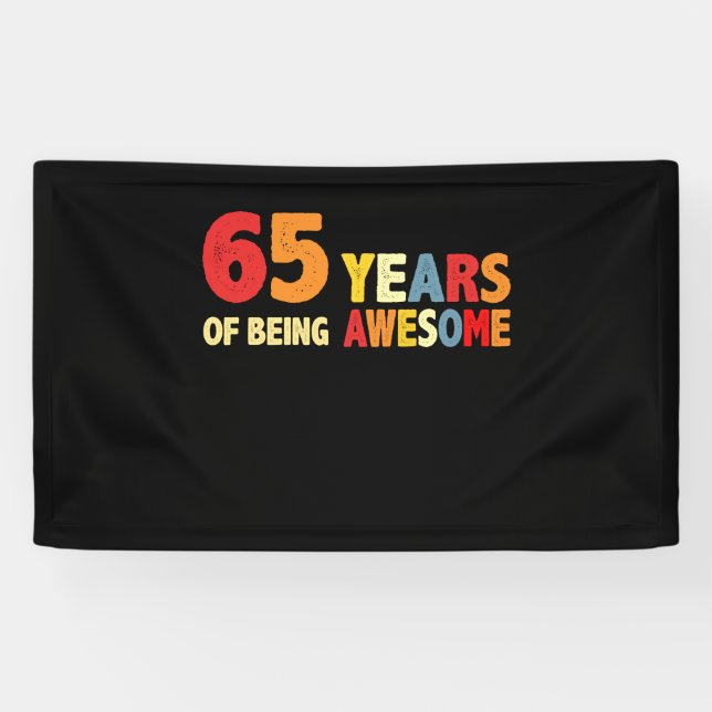 65 Jahre Phantastische Geschenke im Alter von 65 J Banner (Horizontal)