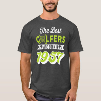 65-jähriger Golfer Golf spielen 1957 65. T-Shirt