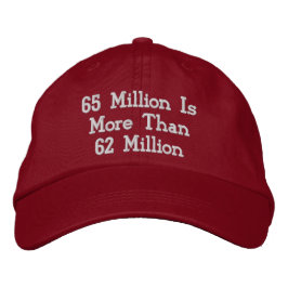 65 Millionen ist mehr als 62 Millionen Hut
