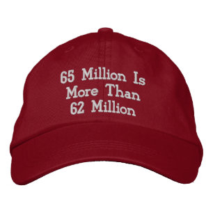 65 Millionen ist mehr als 62 Millionen Hut