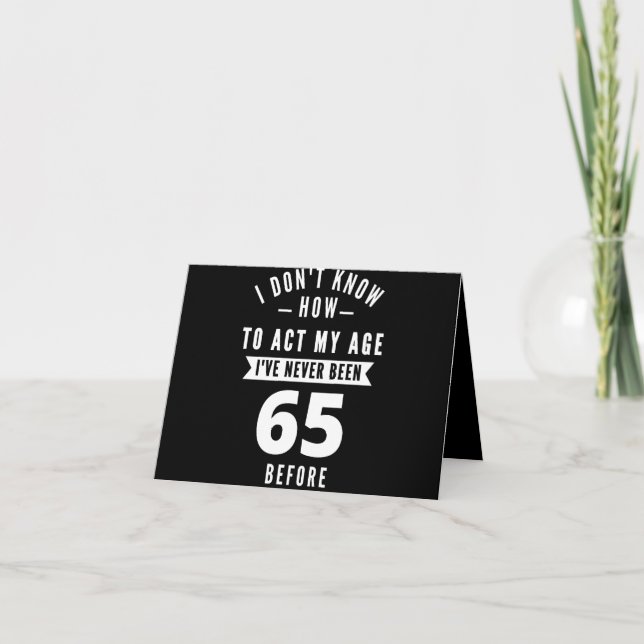 65 Year Old Gift | 65th Birthday Gift Ideas (Vorderseite)